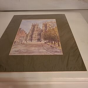 York Minister The West Front Illustration